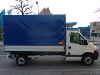 ES Autovermietung Berlin, Transporter, Fiat Ducato, Ford Transit Pritsche-Plane lang