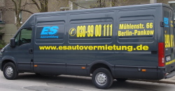 ES Autovermietung Berlin, Transporter, Iveco Daily Kasten