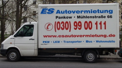 ES Autovermietung Berlin, Lkw, VW LT35 Koffer